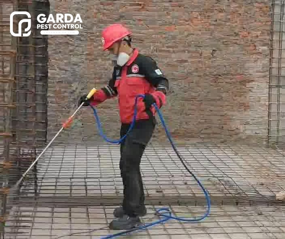 Jasa Anti Rayap di Bekasi Metode Penanaman Pipa Garansi 5 Thn