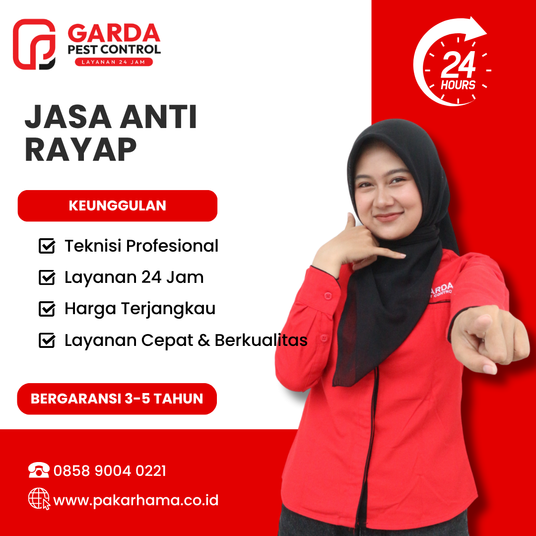 Jasa Anti Rayap di Depok Jaminan Kualitas Ada Garansi Resmi