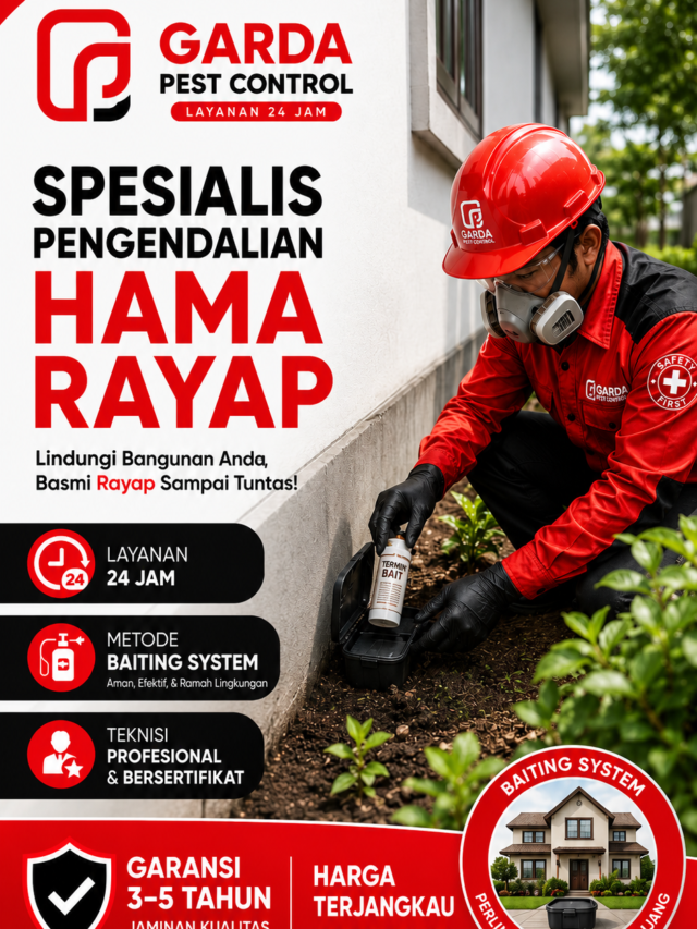 Jasa Pembasmi Rayap di Depok Untuk Komersial