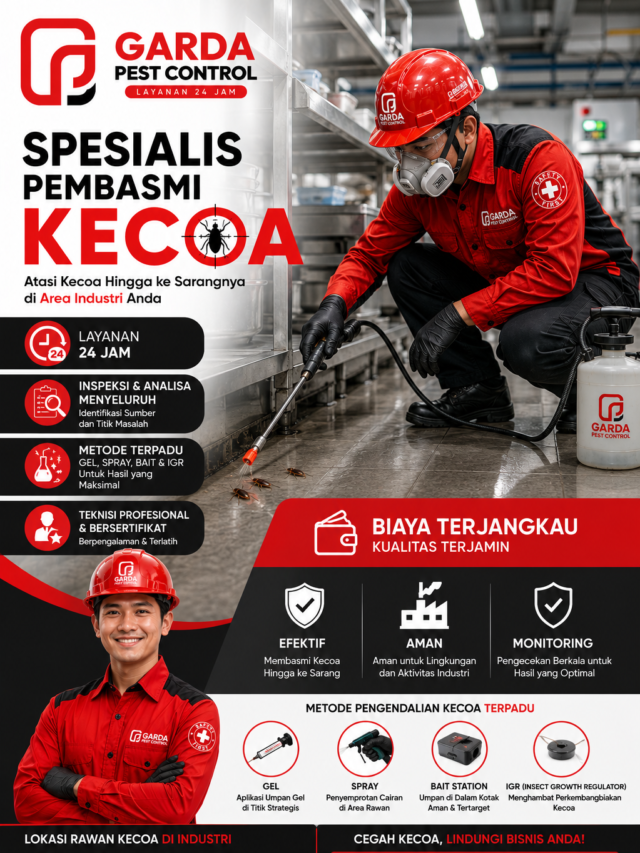 Jasa Pembasmi Kecoa Berkualitas di Depok untuk Komersial