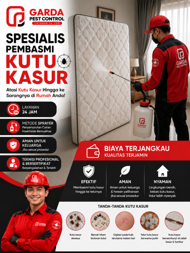 Jasa Pembasmi Kutu Kasur Berkualitas di Depok untuk Komersial