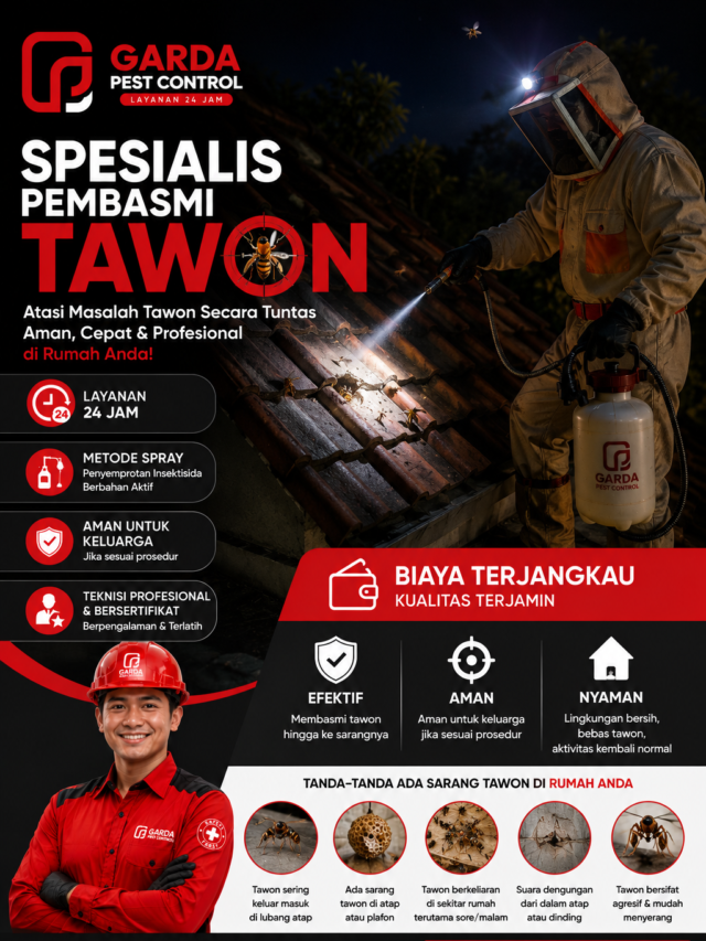 Jasa Pembasmi Tawon Berkualitas di Depok untuk Komersial