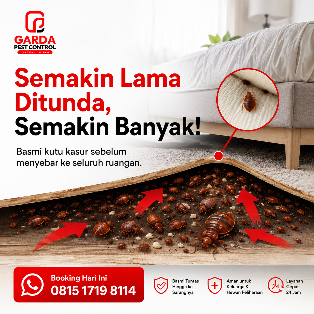 Jasa Basmi Kutu Kasur di Depok: Solusi Profesional untuk Rumah Bebas Hama