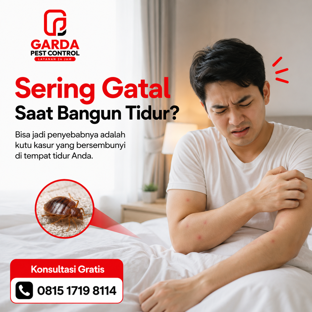 Pembasmi Kutu Kasur Profesional Depok: Garda Pest Control Solusi Tuntas untuk Rumah Bebas Kutu