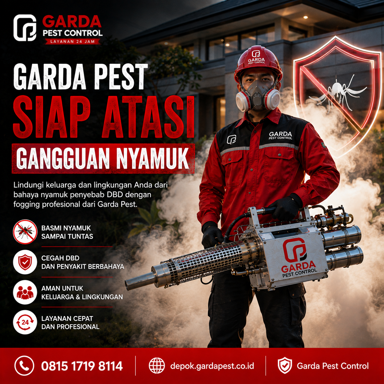 Jasa Fogging Nyamuk untuk Lingkungan Perumahan Depok