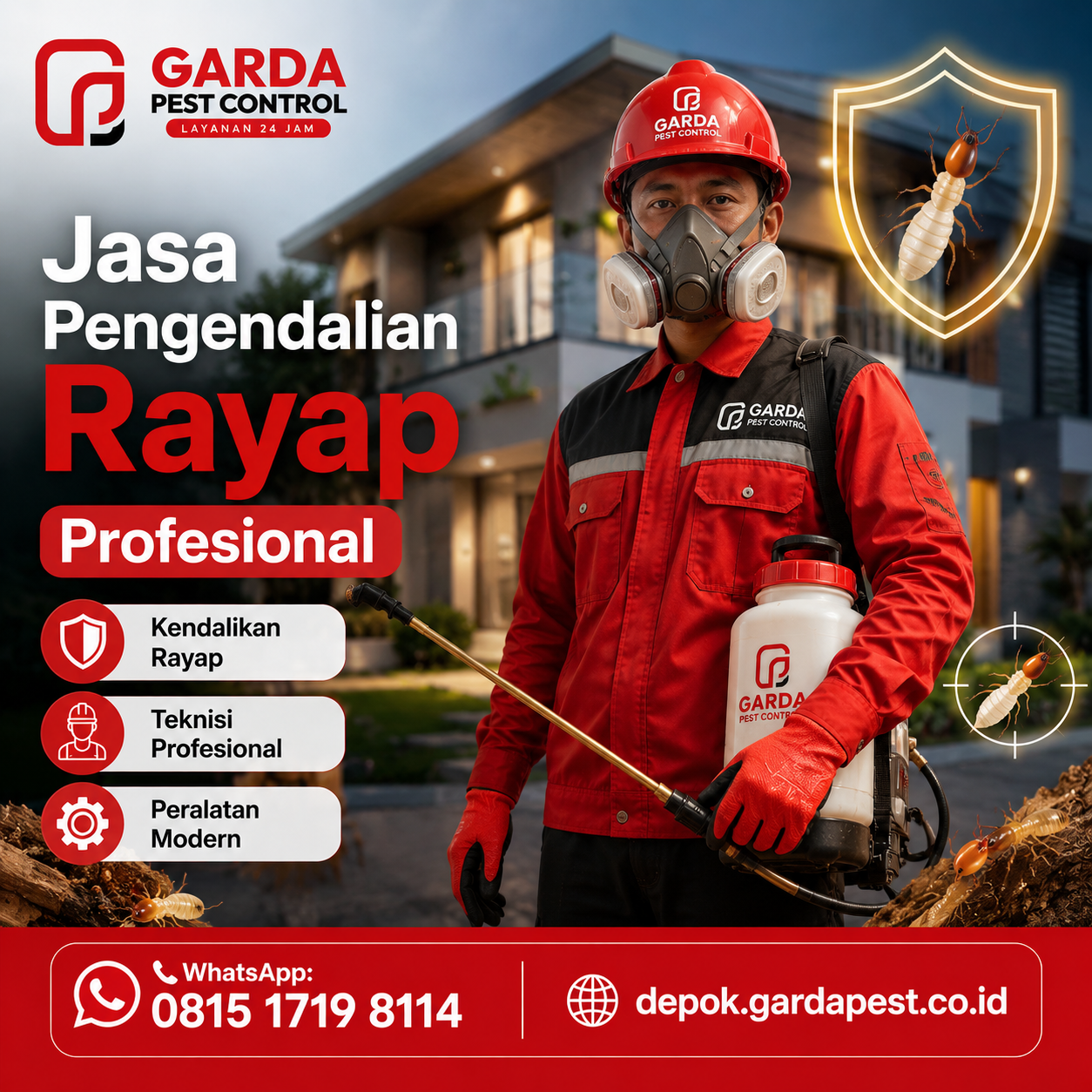 Jasa Anti Rayap Gedung Kantor Depok: Perlindungan Bangunan Kerja Anda
