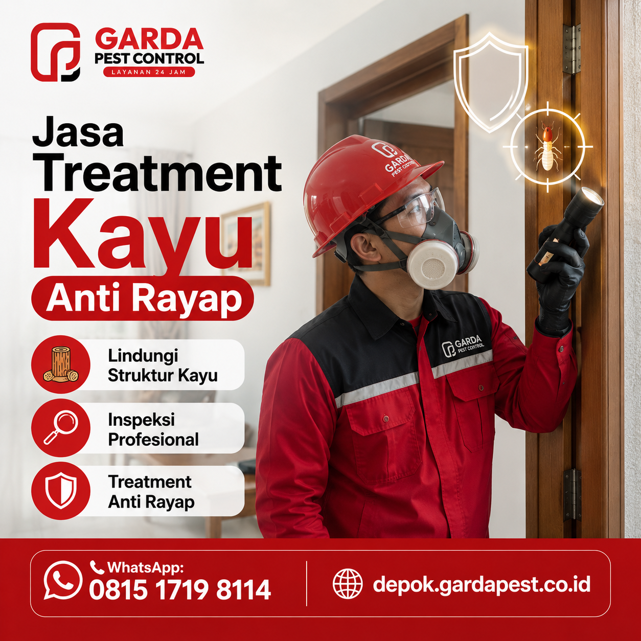 Jasa Basmi Rayap di Depok Harga Terjangkau Berkualitas
