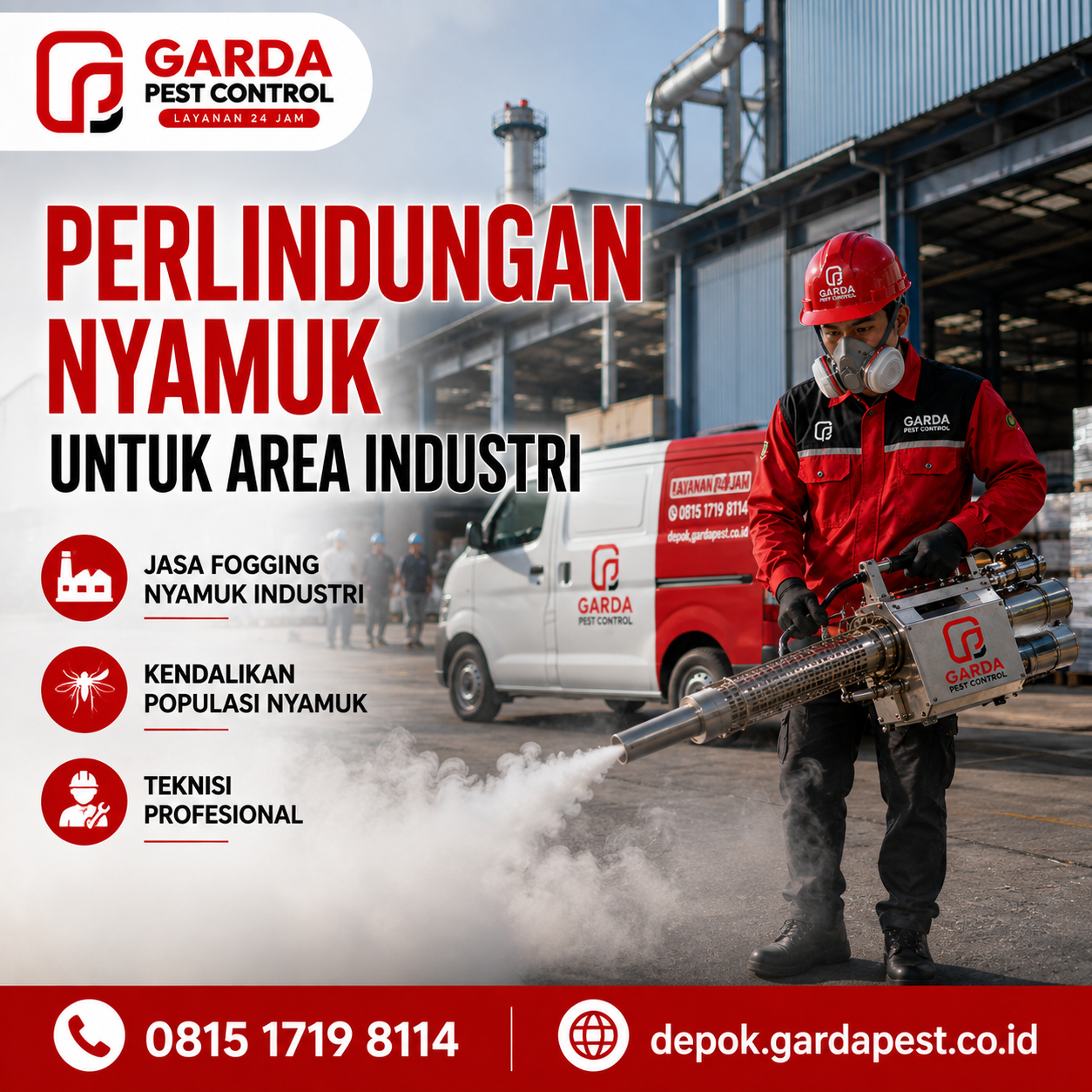 Jasa Fogging Nyamuk untuk Area Komersial dan Industri: Solusi Pengendalian Hama Skala Besar
