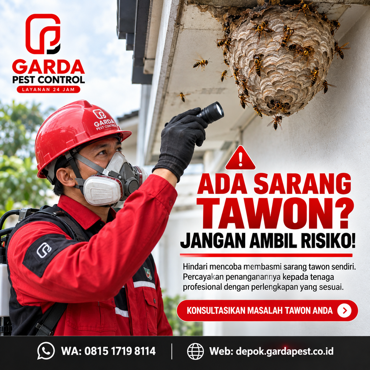 Jasa Pengusir Tawon di Depok